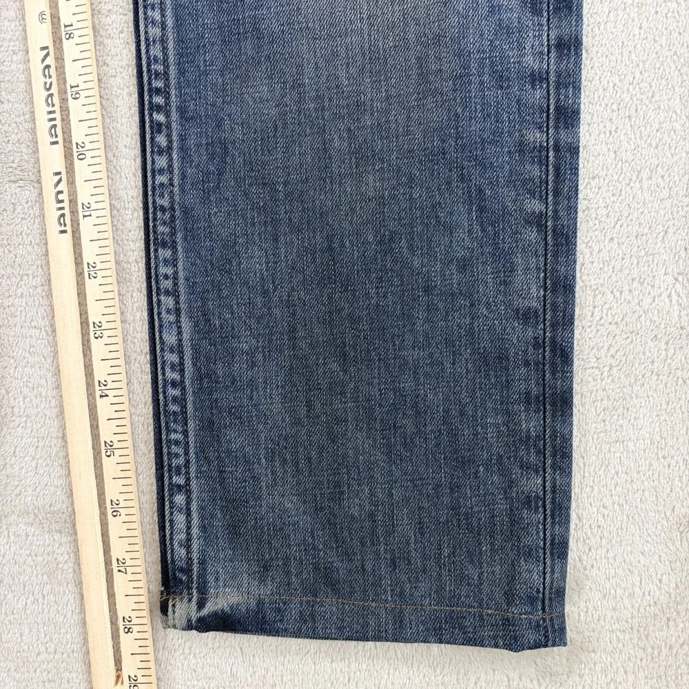 AllSaints Stanton Iggy‎ Slim Fit Jeans Blue Wash Men 28x28 Button Fly NWT $199
